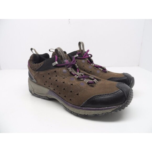 Merrel Shoes - Merrel Women's Avian Light Leather Bracken Hiking Trail Shoe Brown/Purple 7M